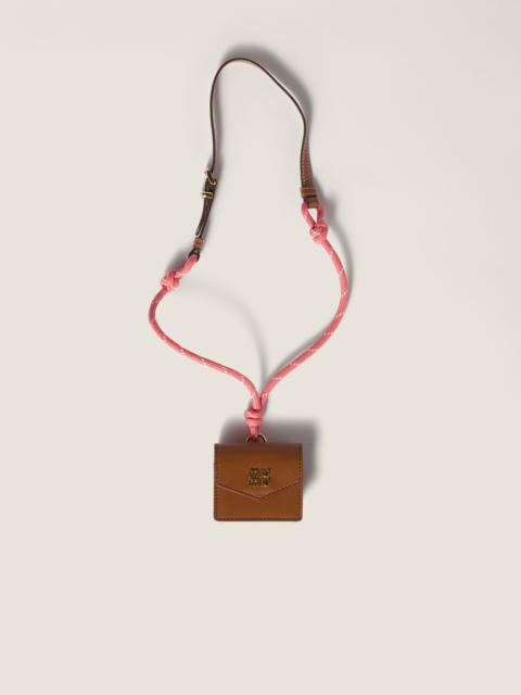 Miu Miu Leather and cord trick
