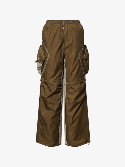 Latitude Flight Straight-Leg Relaxed-Fit Shell Cargo Trousers