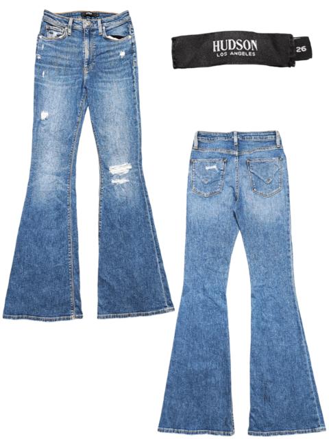 Other Designers Hudson × Jean - Hudson Jeans Kick Flare Distressed Denim
