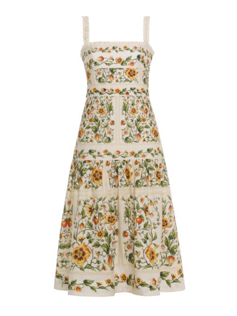 Agua by Agua Bendita Níspero Uchuva Midi Dress