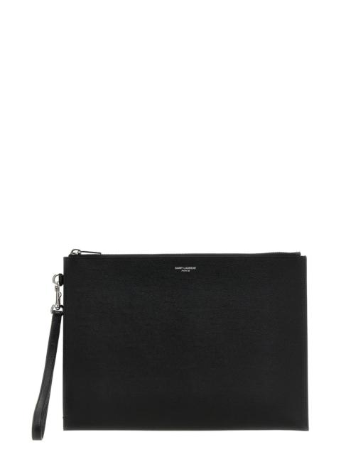 SAINT LAURENT Logo I-Pad holder