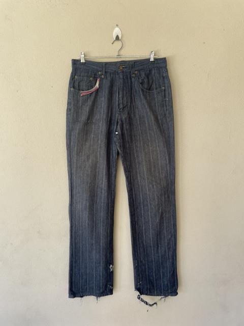 Other Designers Distressed Denim - AVV HOMME RIPPED DENIM