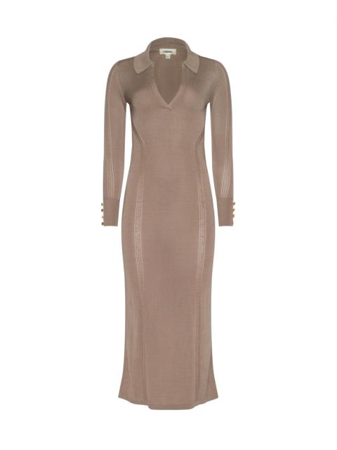 L'AGENCE Delma Knit Maxi Dress