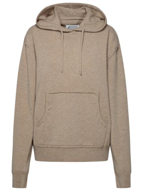 Maison Margiela Maison Margiela Taupe Cashmere Blend Sweater Women