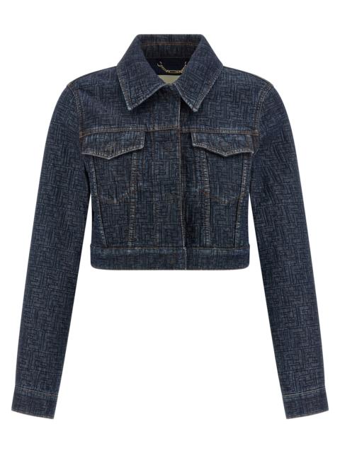 FENDI Fendi Women Ff Denim Bolero Jacket