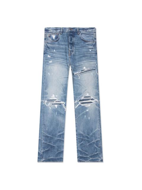AMIRI PLEATED DENIM STRAIGHT MX1 JEAN - HONEYCOMB INDIGO