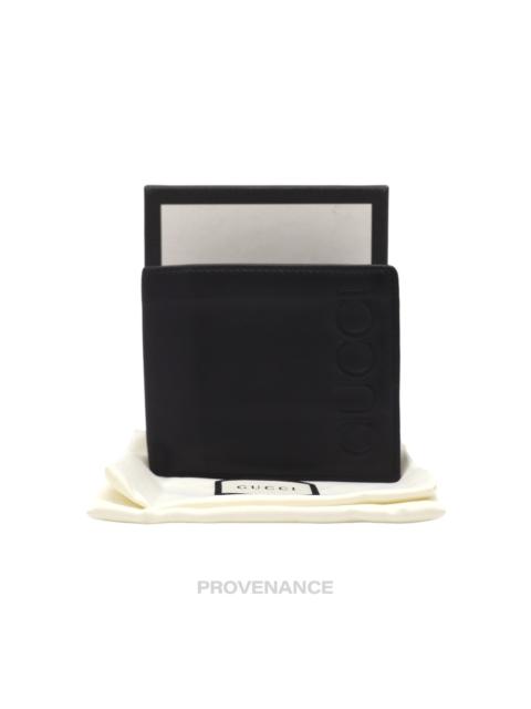 GUCCI Gucci Embossed Bifold Wallet - Black