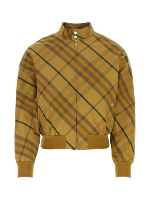 Burberry Burberry Men Embroidered Cotton Bomber Jacket