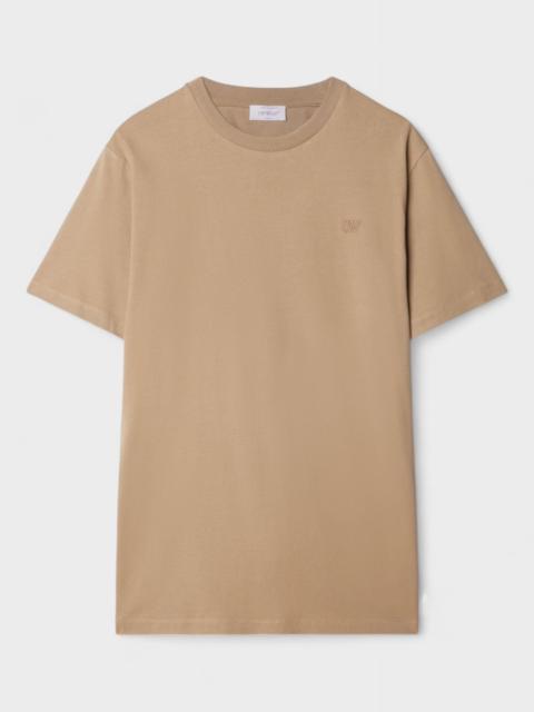 Off-White Ow Embroidered Slim S/S Tee