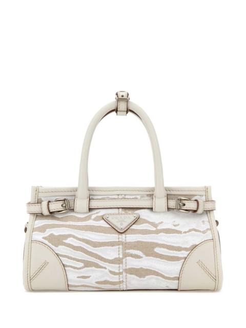 Prada Prada Women Printed Canvas Small Prada Bonnie Handbag