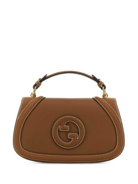 GUCCI Gucci Women Caramel Leather Gucci Blondie Shoulder Bag