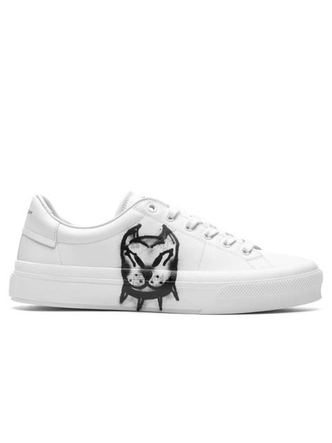 Givenchy GIVENCHY CITY SPORT LACE UP SNEAKER - WHITE/BLACK