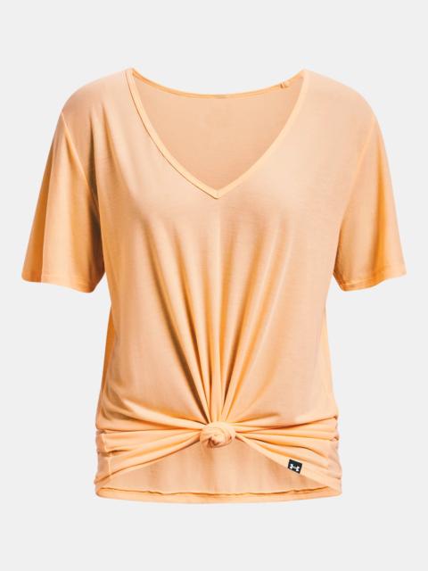 Under Armour Women's Project Rock Completer Deep V T-Shirt