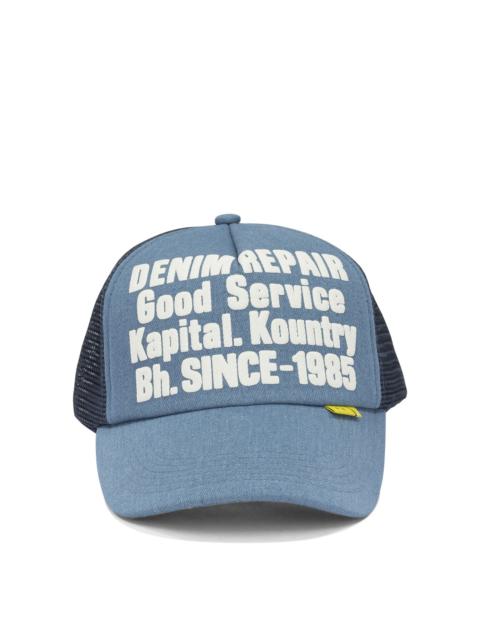 Kapital Kapital Denim Repair Service Trucker Hat