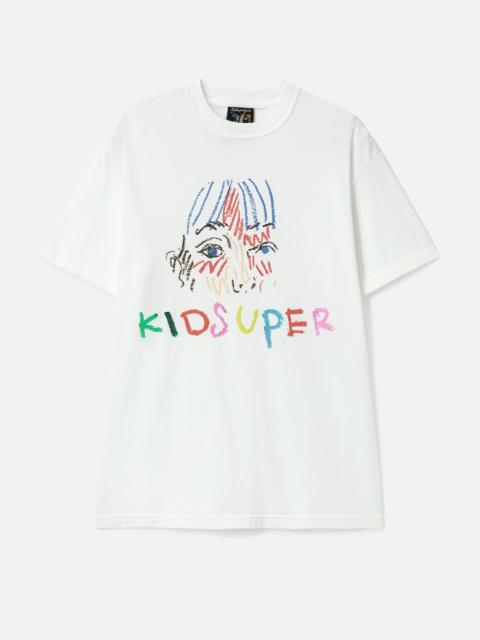 KidSuper CRAYON FACE T-SHIRT