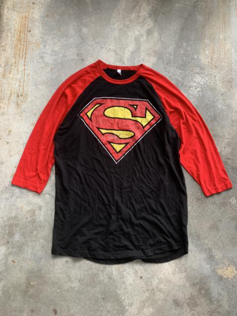 Other Designers Marvel Comics - Superman Logo Raglan Tshirt