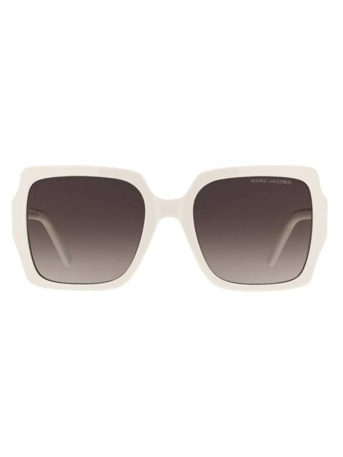 Marc Jacobs Marc Jacobs Gradient Brown Grey Square Ladies Sunglasses MARC 731/S SZJ 55