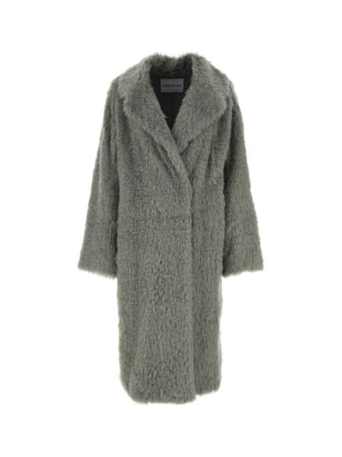 Stand Studio Woman Grey Nicole Eco Fur Coat