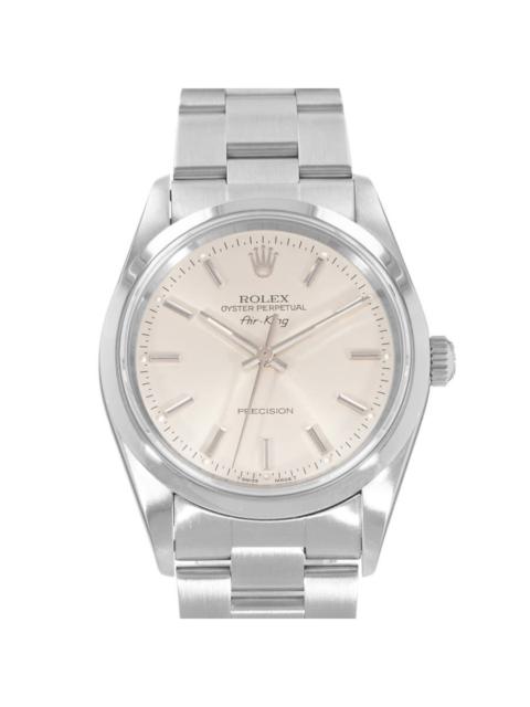 ROLEX Pre-owned Rolex Air King Automatic Chronometer Silver Dial Men's Watch 14000 SSO