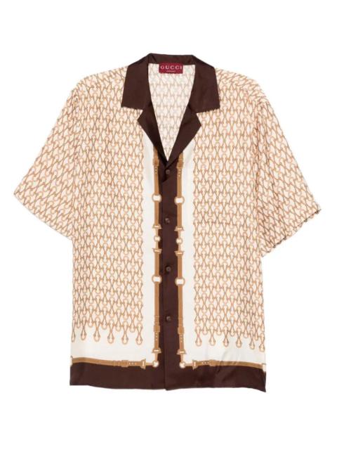 GUCCI Gucci Men `Disco` Bowling Shirt