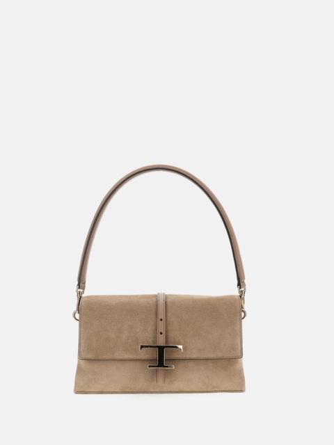 Tod's TIMELESS SUEDE FLAP BAG