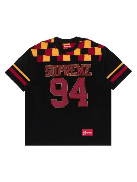 Supreme Supreme Patchwork Yoke Football Top 'Black'