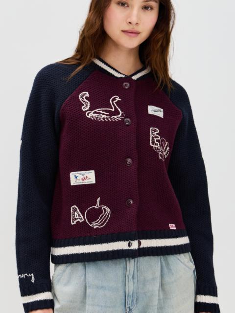 Sea Archer Varsity Knit Cardigan