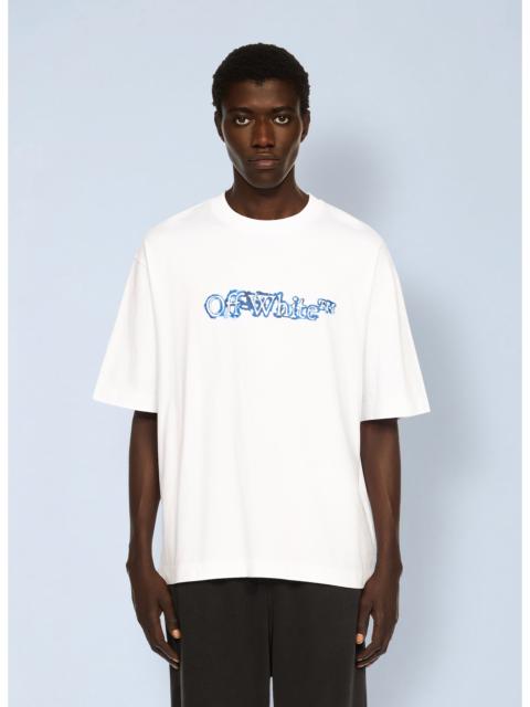 Off-White Off-White Men Cloudy Arrow Skate Logo T-Shirt