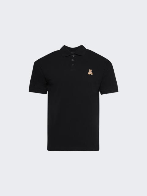 Palm Angels Mini Bear In Mind Polo Shirt Black