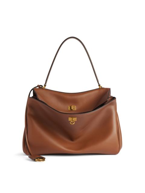BALENCIAGA Women's Rodeo Handbag Medium in New Tan