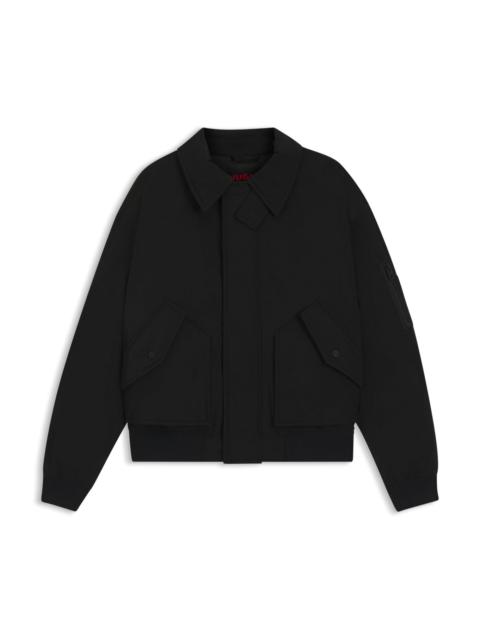 HUGO REGULAR-FIT PARKA JACKET IN WATER-REPELLENT FABRIC