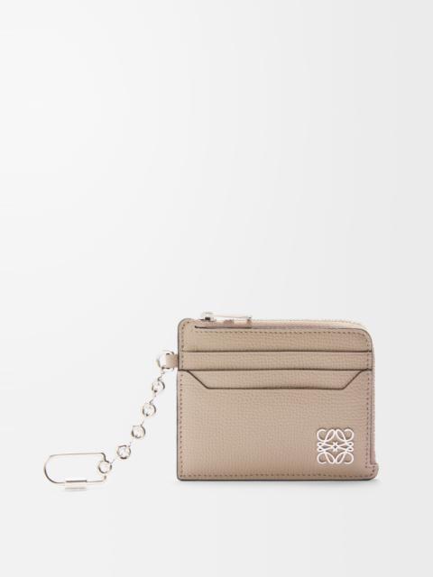 Loewe Anagram square coin cardholder in pebble grained calfskin