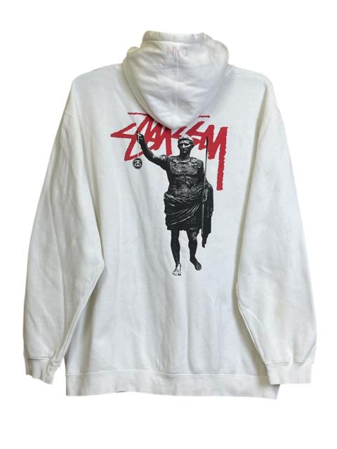 Stüssy RARE🔥VINTAGE STUSSY AUGUSTUS STATUE NYC PULLOVER HOODIES