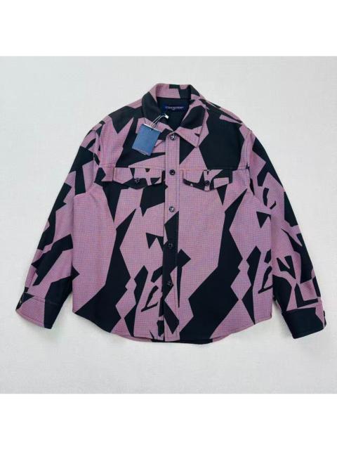 Louis Vuitton Louis Vuitton geometric logo shirt jacket