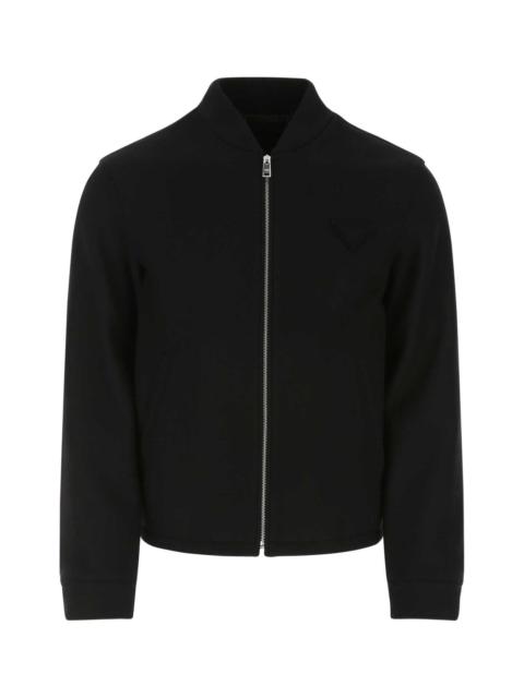 Prada Men Black Felt Jacket