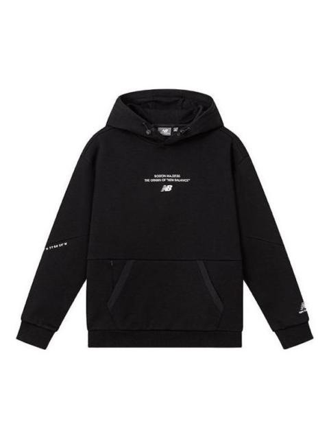 New Balance New Balance Sportswear Hoodie 'Black White' 5CC39593-BK