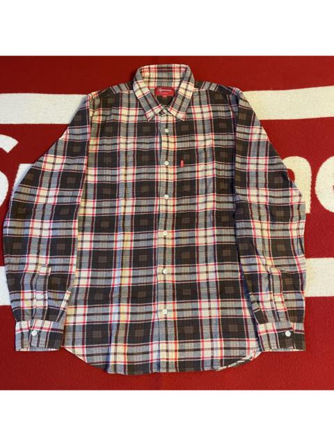 Supreme - Plaid Flannel Button Up Shirt 2014