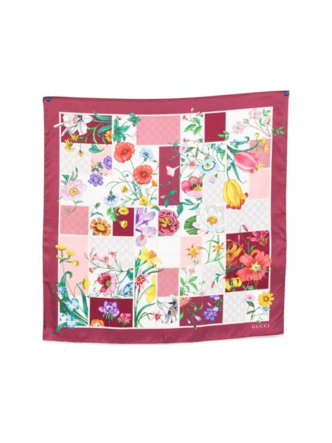 GUCCI Printed silk foulard