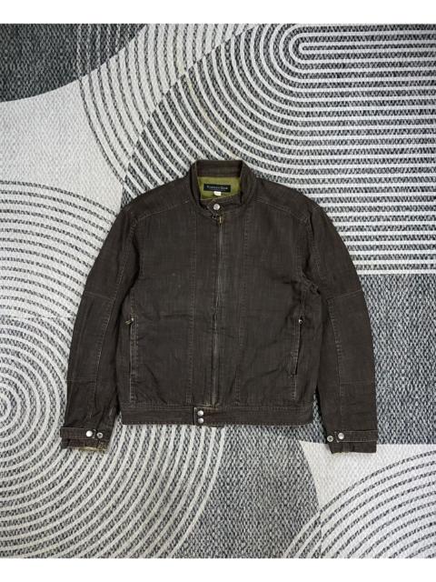 Other Designers Japanese Brand - Vintage Harold Gear Denim Brown Zipper Jacket