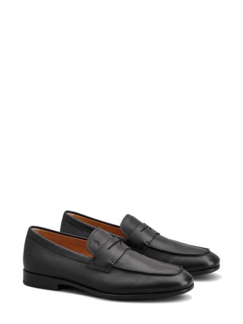 Tod's Tod's Calfskin Leather Penny Loafer in Nero at Nordstrom