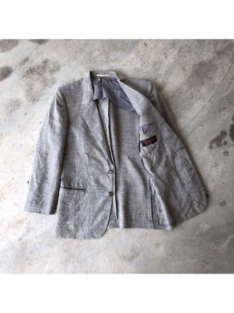 Other Designers Japanese Brand - YVES SAINT LAURENT Plaid Blazer Coat