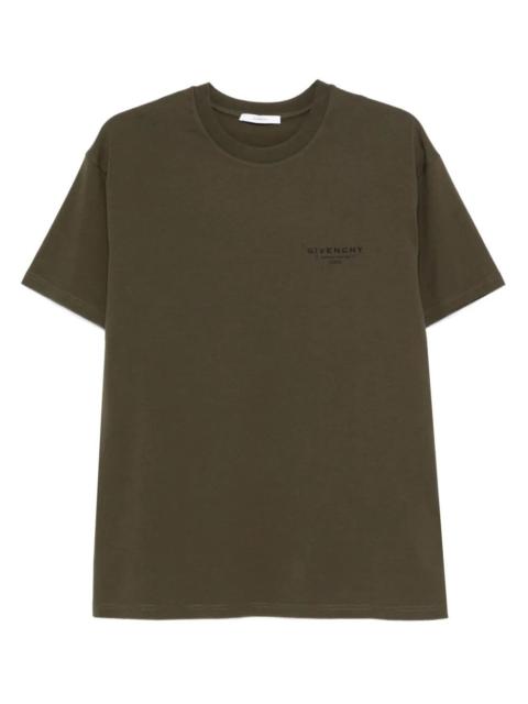 Givenchy Givenchy Men Cotton T-Shirt With Givenchy Stamp Print