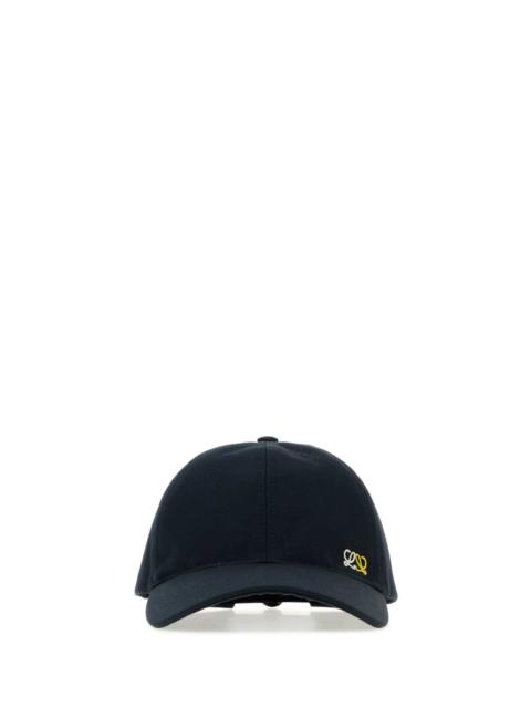 Loewe Loewe Women Midnight Blue Cotton Baseball Cap