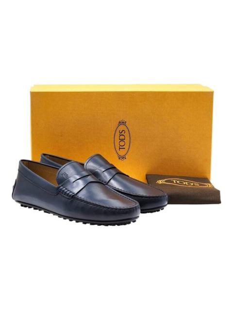 Tod's Tod’s Gommino Penny Driving Men's Leather Loafers Blue UK 6 US 7.5 - New $695