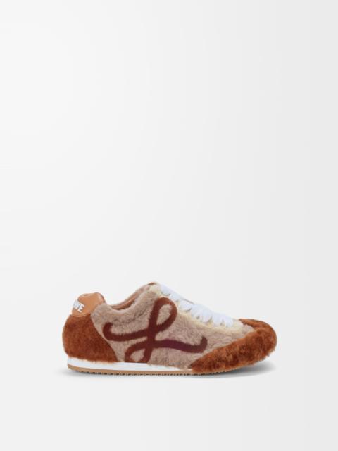 Loewe Ballet Runner 2.0 in shearling