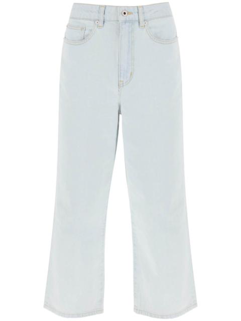 Kenzo 'Sumire' Cropped Jeans With Wide Leg