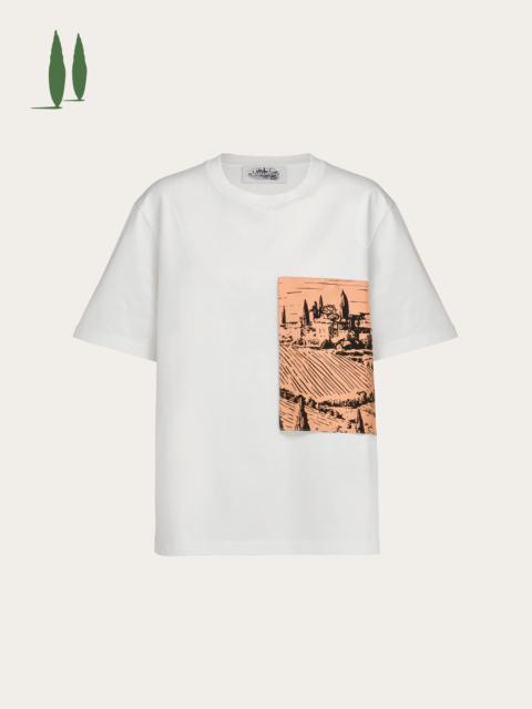 Back to Earth - T-shirt with pocket detail