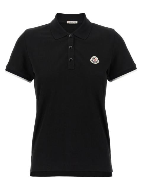 Moncler Moncler Logo Patch Polo Shirt