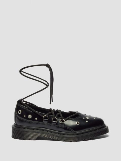Dr. Martens ELPHIE II Studded Buttero Leather Ballet Flats