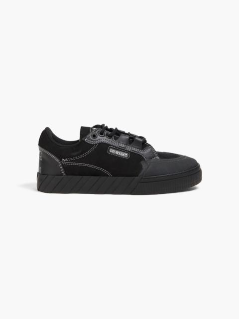 Off-White Out of Office suede and leather sneakers